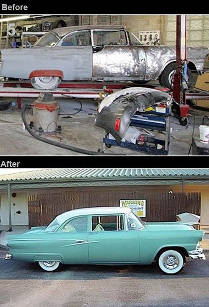 Retro cars restoration before after4 Retro cars restoration   before & after pics