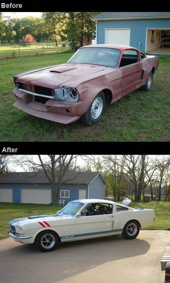 Retro cars restoration before after7 Retro cars restoration   before & after pics