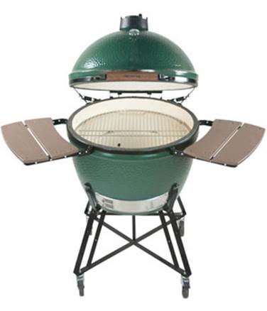 The Big Green Egg works great as a griller or smoker