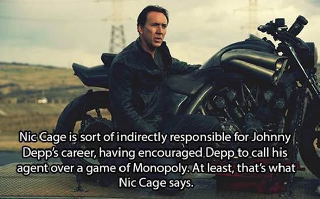 Curious Nicolas Cage facts2 Funny: Curious Nicolas Cage facts