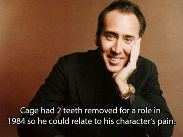 Curious Nicolas Cage facts13 Funny: Curious Nicolas Cage facts
