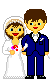    bride and groom animation