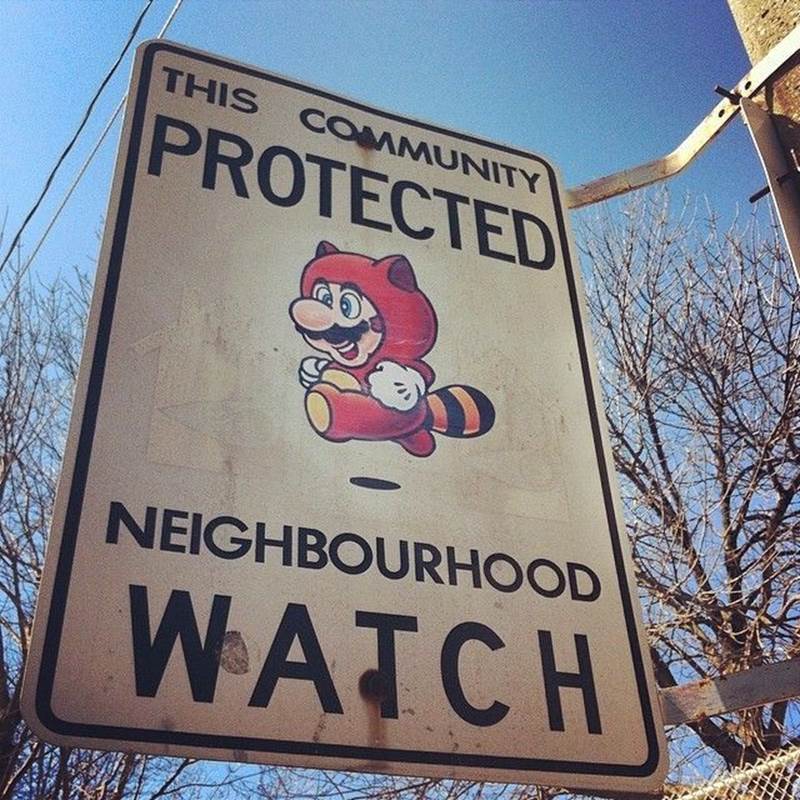 Funny neighbourhood watch signs1 Funny neighbourhood watch signs