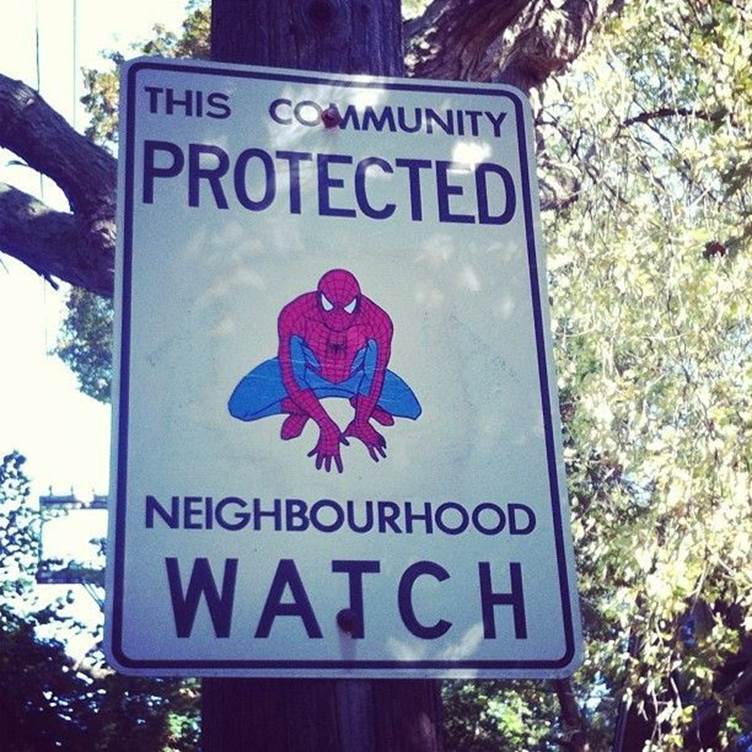 Funny neighbourhood watch signs12 Funny neighbourhood watch signs
