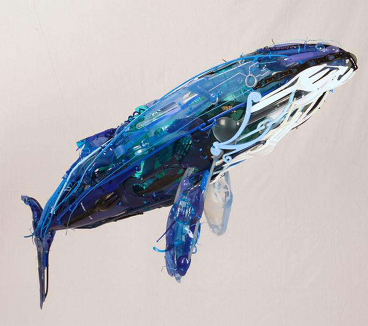 Animal Sculptures Made from Reclaimed Household Objects sculptures recycling animals 