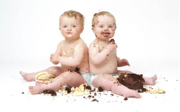 Messy kids cakes2 Funny: Messy kids & cakes