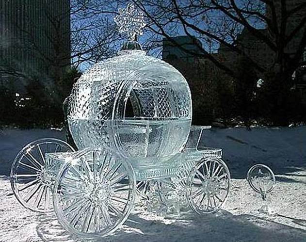 car ice sculpture
