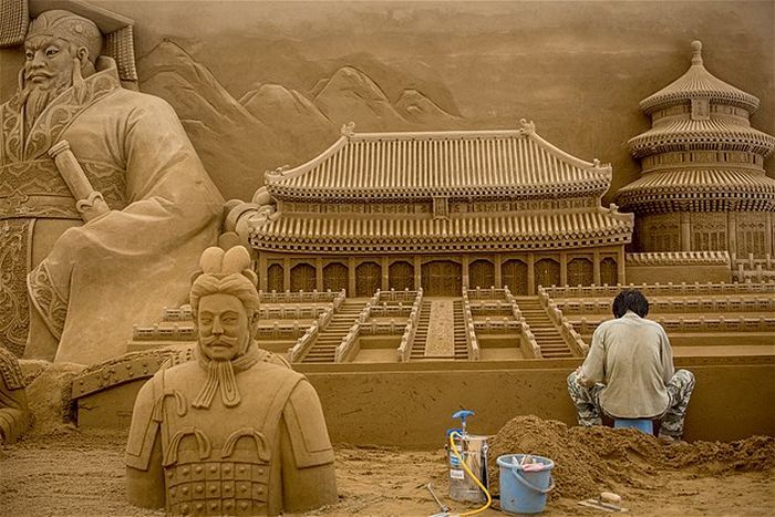 Awesome sand sculptures15 Funny: Awesome sand sculptures