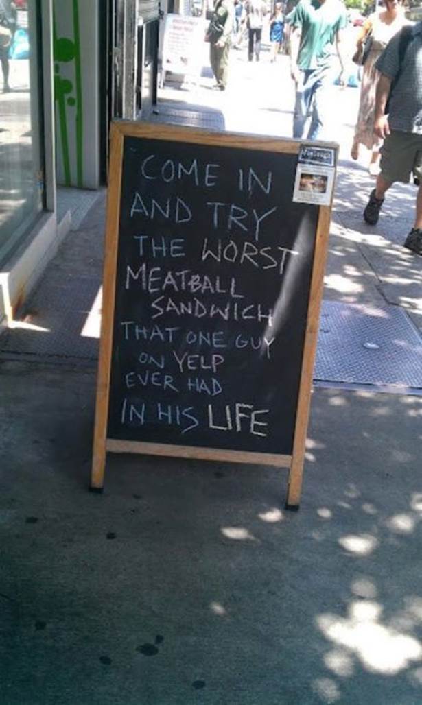 Witty restaurant signs14 Funny: Witty restaurant signs