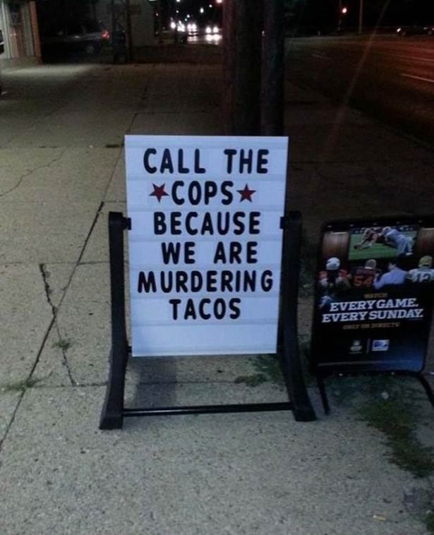 Witty restaurant signs12 Funny: Witty restaurant signs