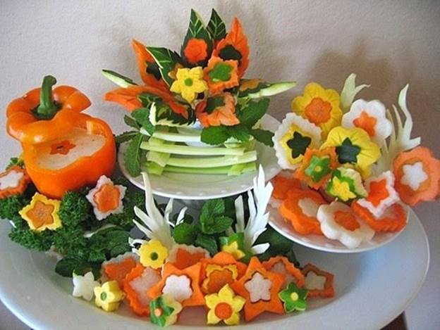 fruit carving 29 Excellent creative pieces of fruit and vegetables