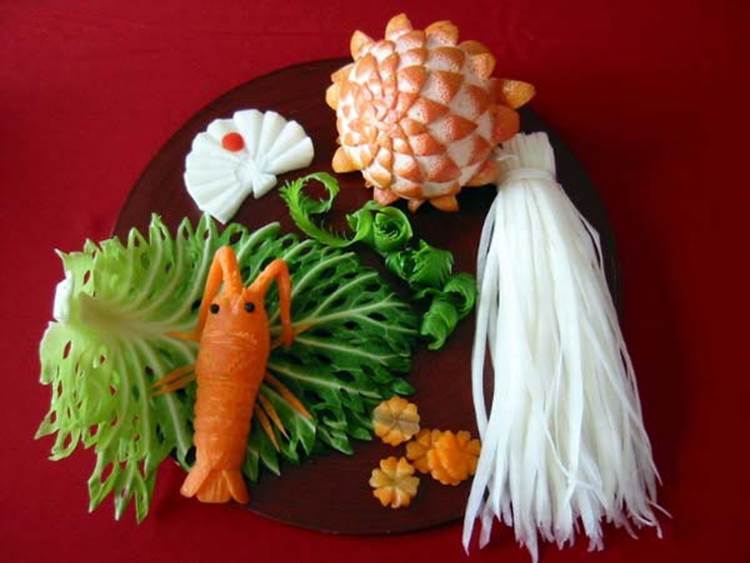 fruit carving 32 Excellent creative pieces of fruit and vegetables