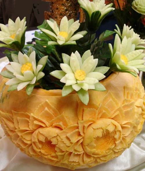 fruit carving 17 Excellent creative pieces of fruit and vegetables