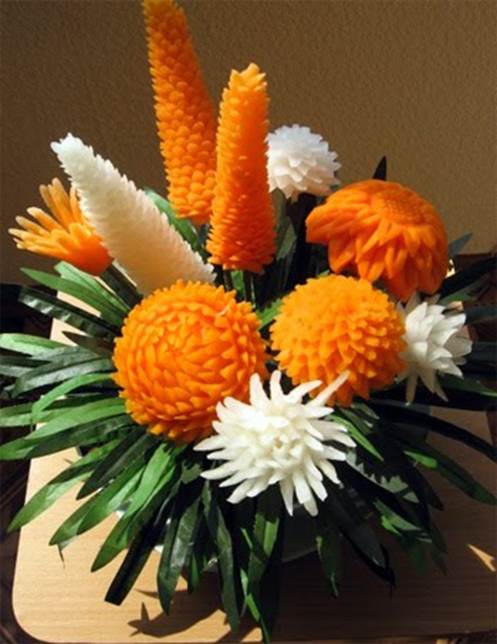fruit carving 20 Excellent creative pieces of fruit and vegetables