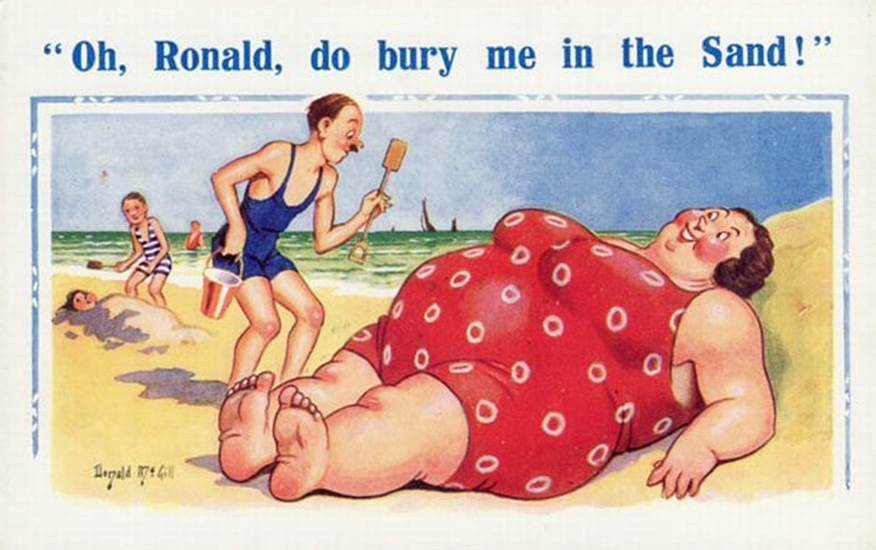 postcards 01 Funny: Banned saucy seaside postcards