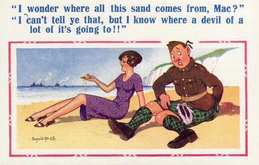 postcards 02 Funny: Banned saucy seaside postcards