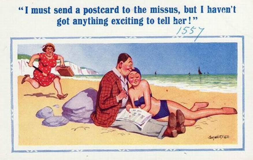 postcards 06 Funny: Banned saucy seaside postcards