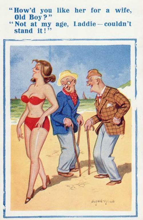 postcards 09 Funny: Banned saucy seaside postcards