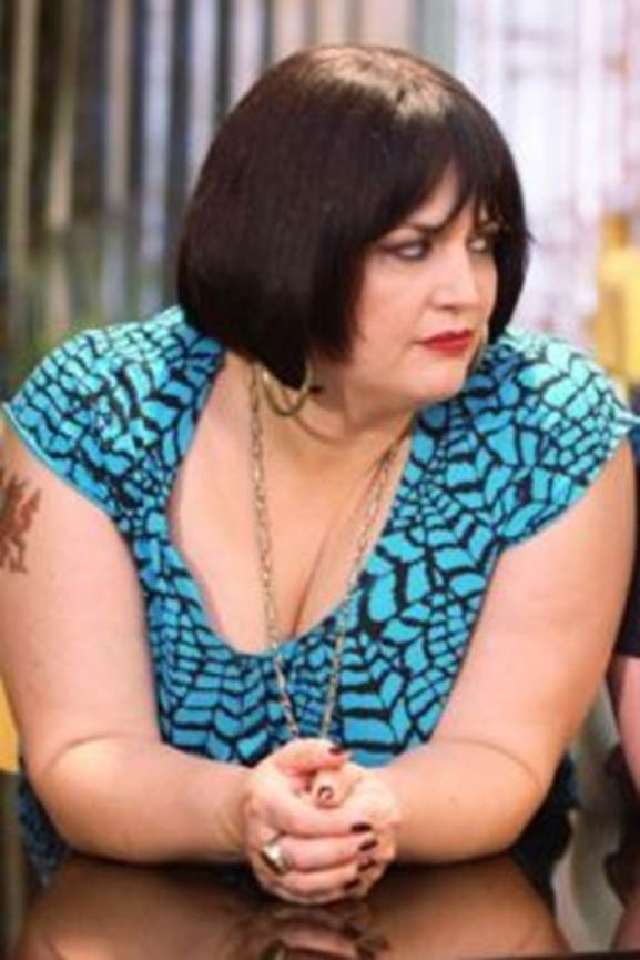 Ruth Jones transforms into glamorous cover girl as she shows off slim