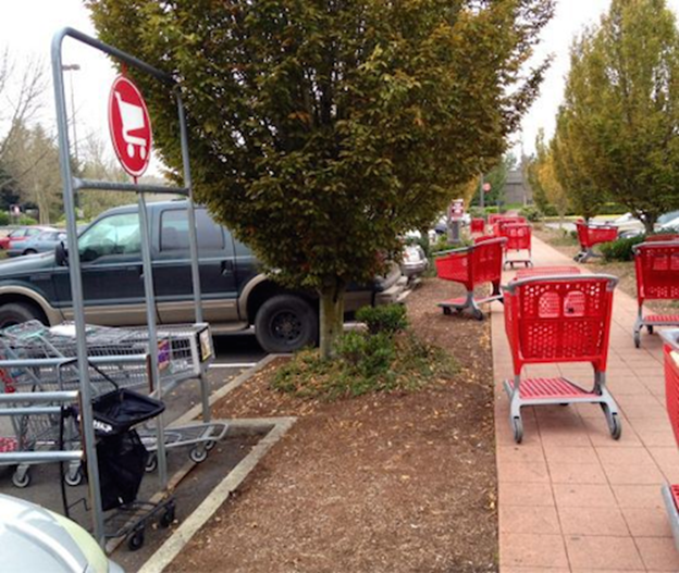 laziest people target carts