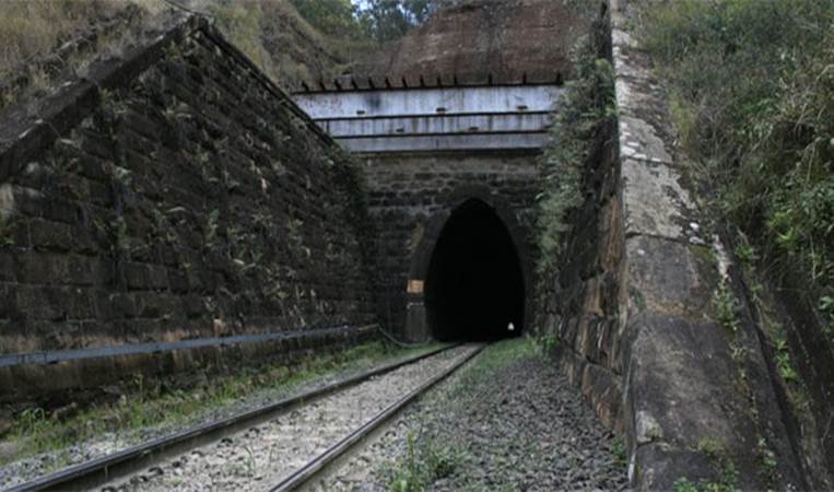 The only known report of a train colliding with and sinking a ship happened in Newcastle shortly after the opening of the Victoria Tunnel