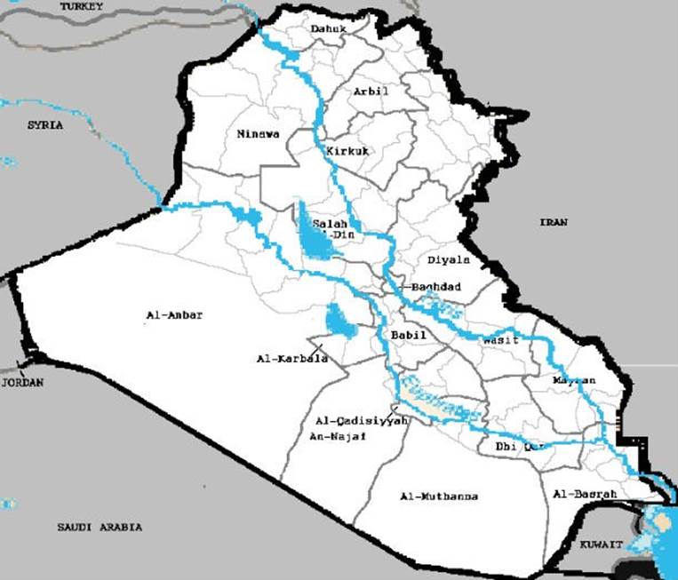 Iraq_rivers_and_governorates