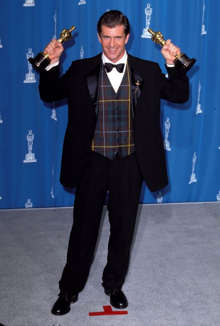 Mel Gibson at the 68th Annual Academy Awards in 1996.