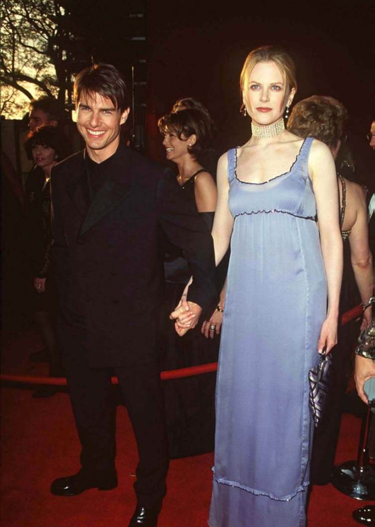 Tom Cruise and Nicole Kidman at the 68th Annual Academy Awards in 1996.