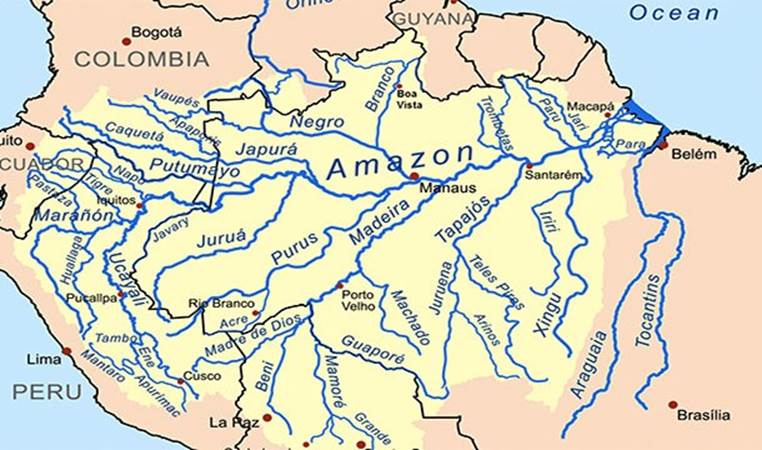 The Amazon used to flow into the Pacific but it changed directions