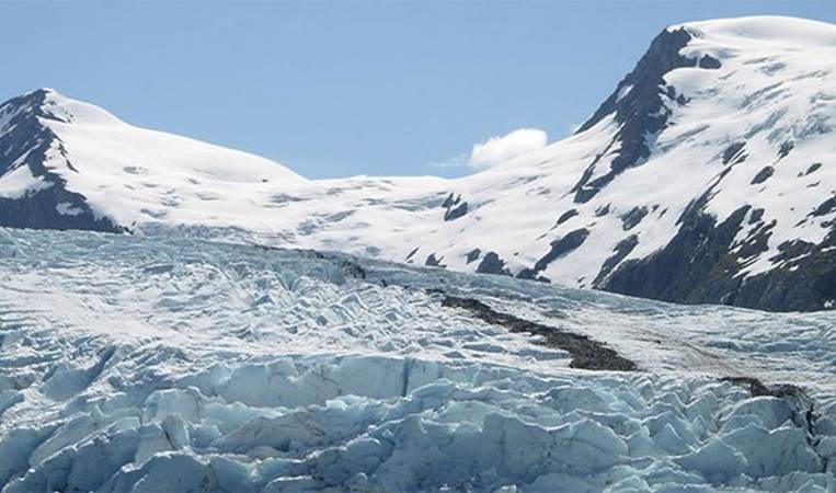 There are more glaciers and ice fields in Alaska than in the rest of the inhabited world put together. In other words, more than half of the habitable world's glaciers can be found in Alaska (this obviously doesn't include Antarctica).