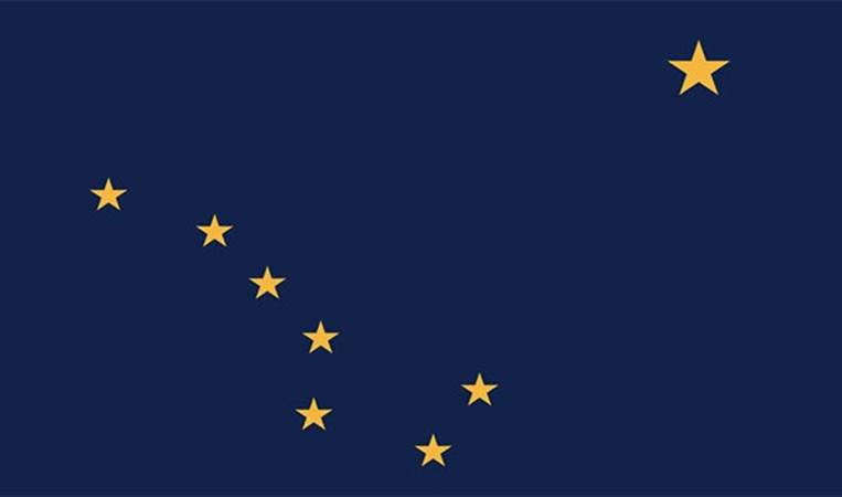 The Alaskan flag was designed by a 13 year old who won a contest