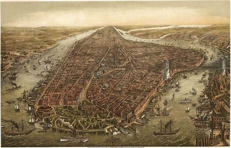 Manhattan in 1873