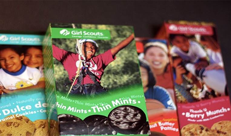 Girl Scouts originally baked their famous cookies at home. In fact, the recipes are posted on their website