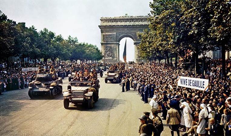 In order to get through Paris quickly, when the Allies liberated the city they threw themselves a parade.