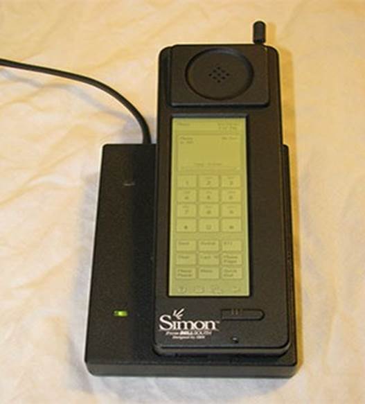 IBM released a touch phone with email capabilities...in 1993 (IBM Simon)