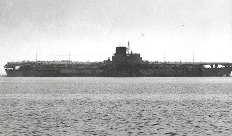 Unfortunately for Japan, the largest conventional aircraft carrier that it built during World War II (Shinano) sank on its first voyage