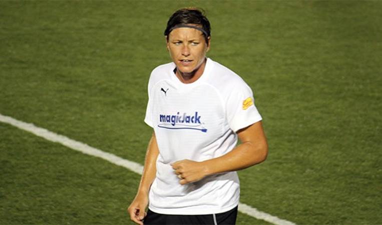 Abby Wambach was switched from the girls team to the boys team when she was just 4 years old because she had scored 27 goals in the first 3 games